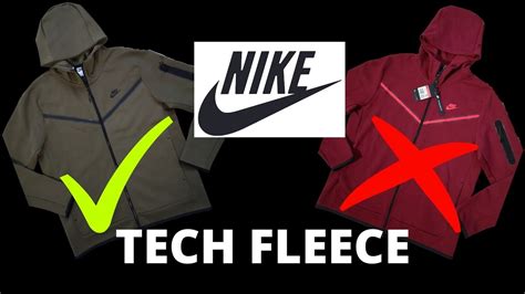 fake nike tech vs real|difference between nike tech and real.